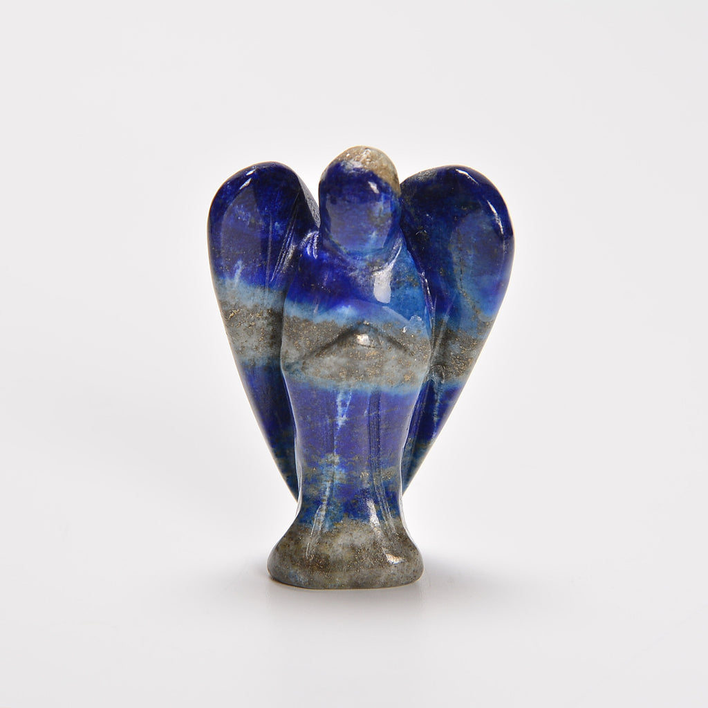Lapis Angel Gemstone Crystal Carving Figurine 1.5 inches, Healing Crystal