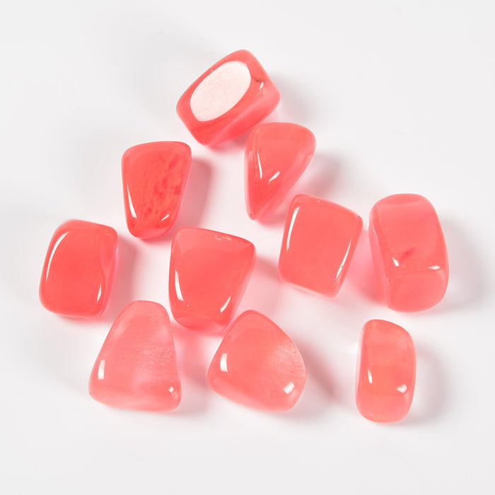 Cherry Quartz Tumbled Stones Gemstone Crystal 20-30mm, Healing Crystals, Medium Size Stones