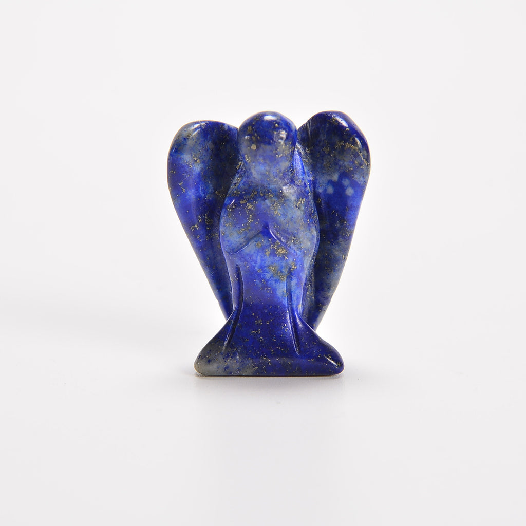 Lapis Angel Gemstone Crystal Carving Figurine 1 inch, Healing Crystal