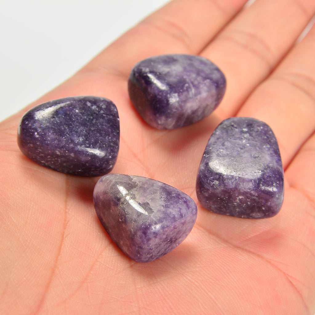 Lepidolite Tumbled Stones Gemstone Crystal 20-30mm, Healing Crystals, Medium Size Stones