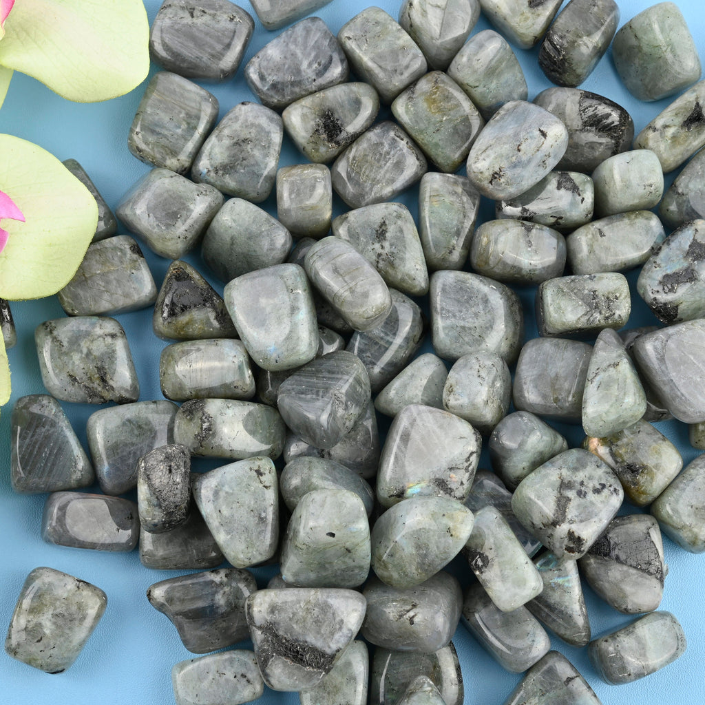 Labradorite Tumbled Stones Gemstone Crystal 20-30mm, Healing Crystals, Medium Size Stones