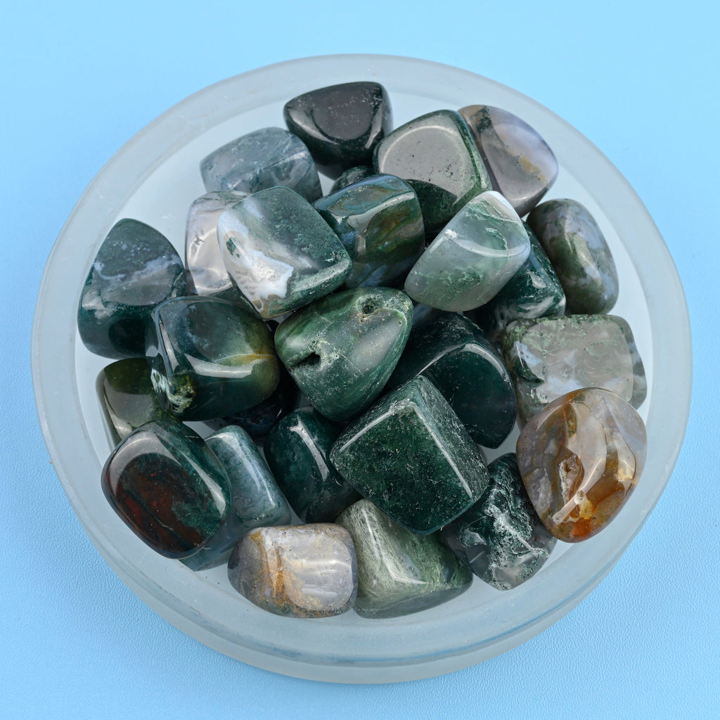 India Agate / Indian Agate Tumbled Stones Gemstone Crystal 20-30mm, Healing Crystals, Medium Size Stones