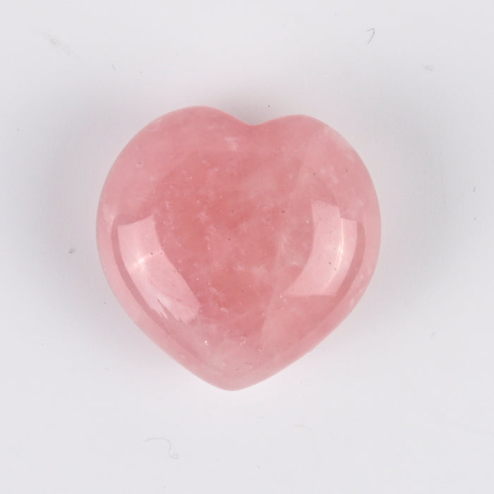 Rose Quartz Heart Gemstone Crystal Carving Figurine 30mm, Healing Crystal