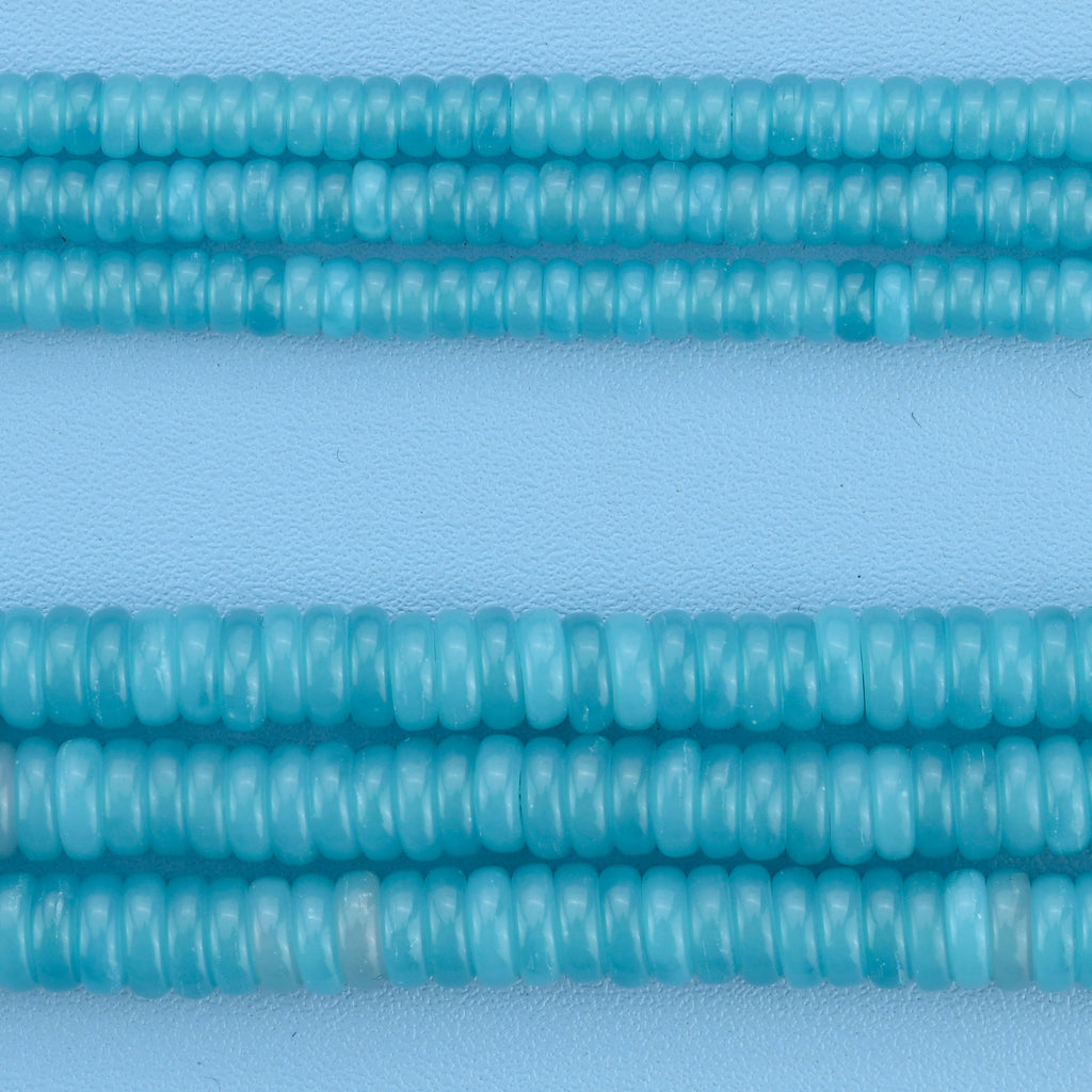 2x4mm, 2x6mm Blue Teal Heishi Beads, Heishi Rondelle Spacer Beads, Disc Rondelle, Bead Accessories Jewelry Making DIY Bracelets Necklaces