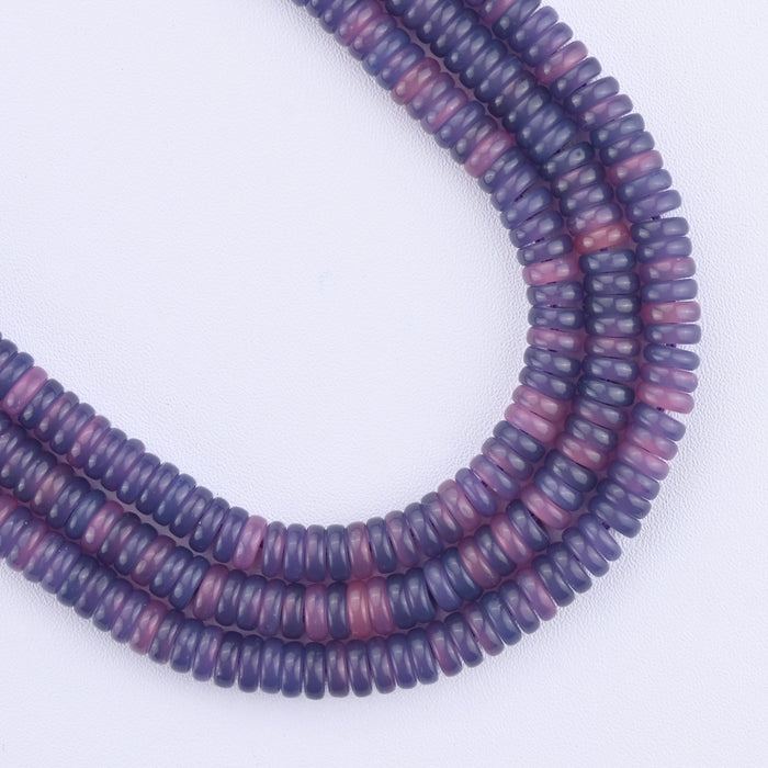 2x4mm, 2x6mm Violet Purple Heishi Beads, Heishi Rondelle Spacer Beads, Disc Rondelle, Bead Accessories Jewelry Making DIY Bracelet Necklace